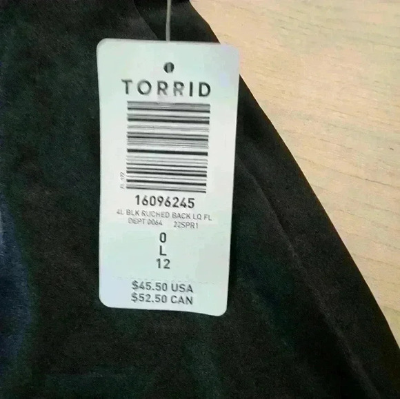 Women's Black Rutched Back Leggings - Picture 5 of 7